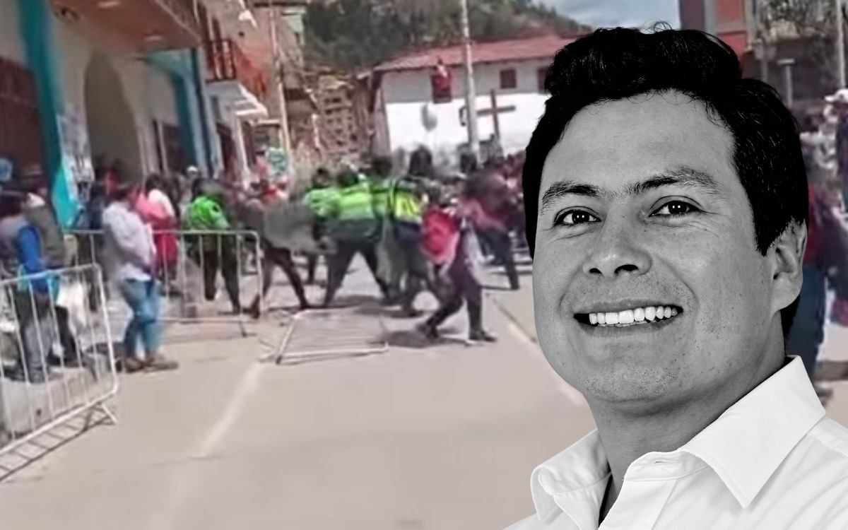 San Marcos: Alcalde Manuel Ugarte ordena represión brutal contra manifestantes que reclamaban por mal uso del canon minero