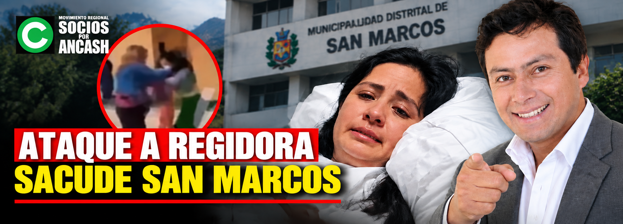 Ataque a regidora sacude a San Marcos