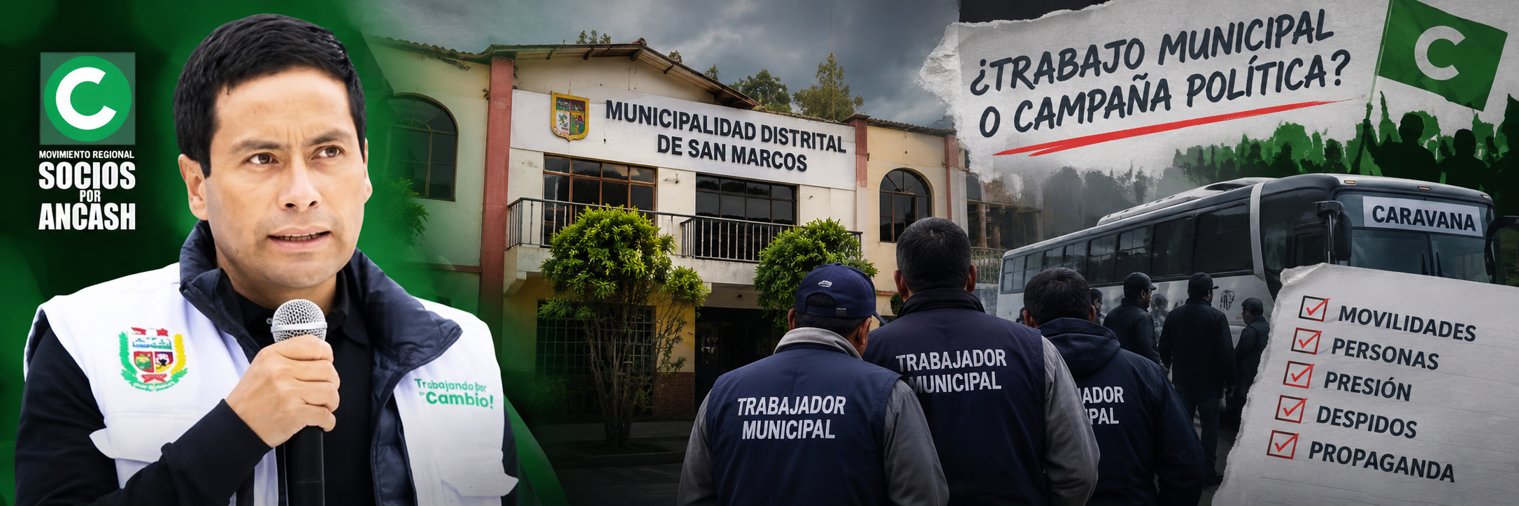 Denuncian presiones políticas en municipio de San Marcos