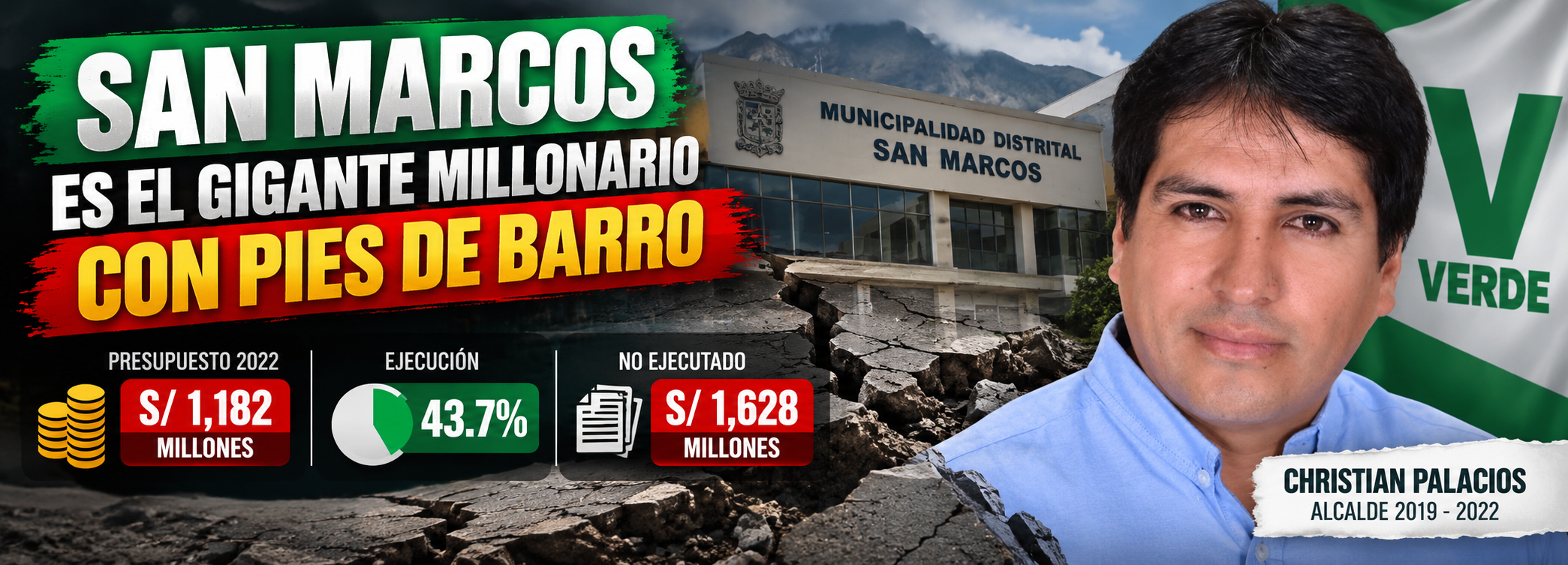 ¡Escándalo! Christian Palacios congeló S/ 1,600 millones