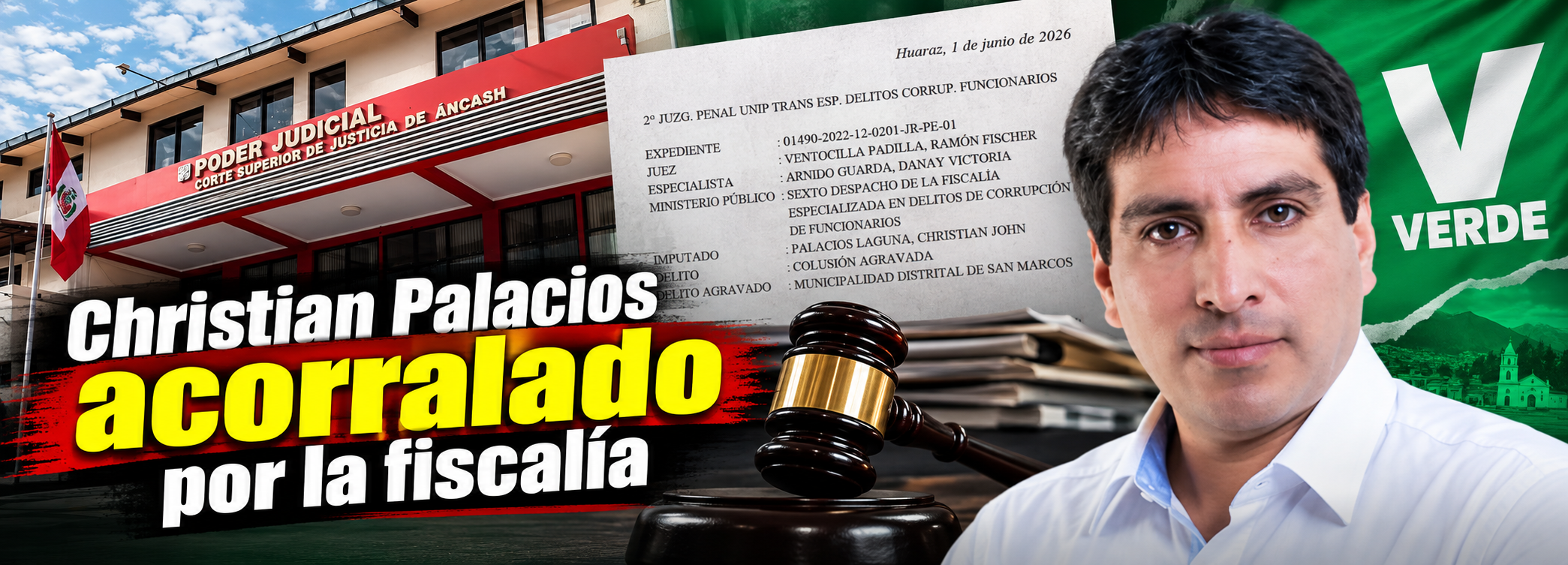 ¡A la reja! Cristian Palacios va a juicio por corrupción