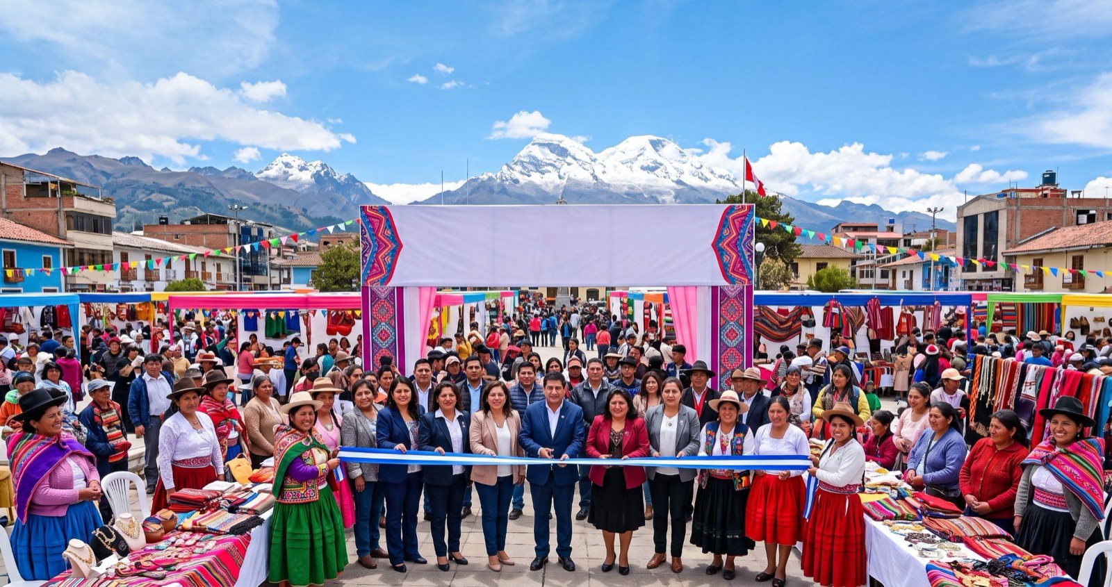 ¡ÉXITO TOTAL EN HUARAZ! INAUGURAN LA FERIA 'MUJER EMPRENDEDORA' POR EL ANIVERSARIO DE LA CIUDAD