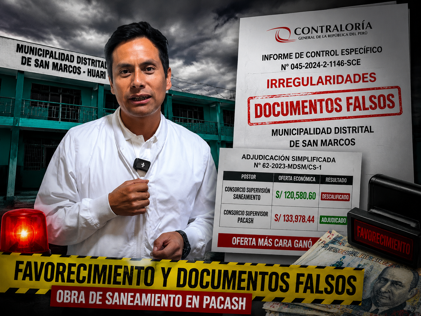 Pacash: Contraloría cuestiona adjudicación de S/133 mil
