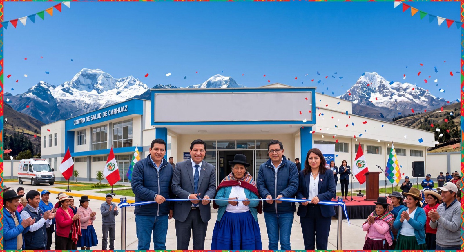 ¡SALUD A LA SIERRA! INAUGURAN MODERNO CENTRO DE SALUD EN LA PROVINCIA DE CARHUAZ